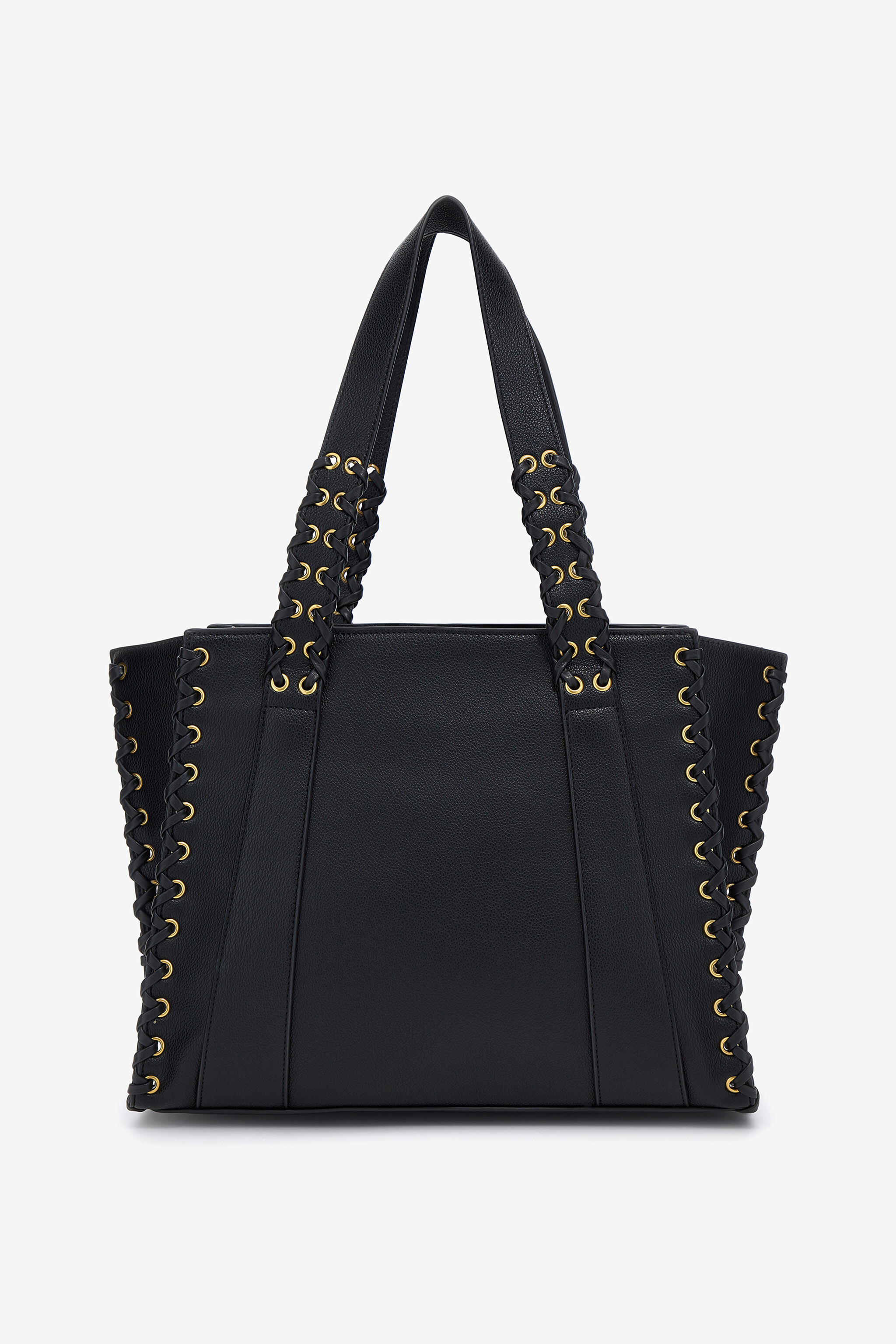 Just Cavalli Shopping Bag with Interweaving | BLACK | Women